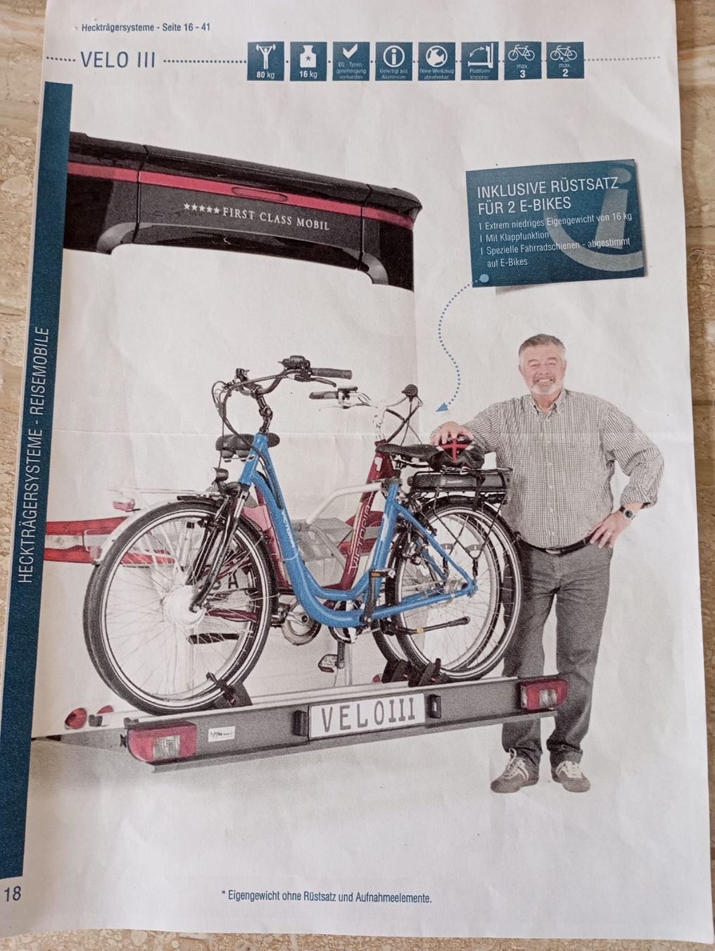 Travi: Sommer Schnäppchen!! SAWIKO Velo 3 E-Biketräger – Usato da zürich venduto da ar115