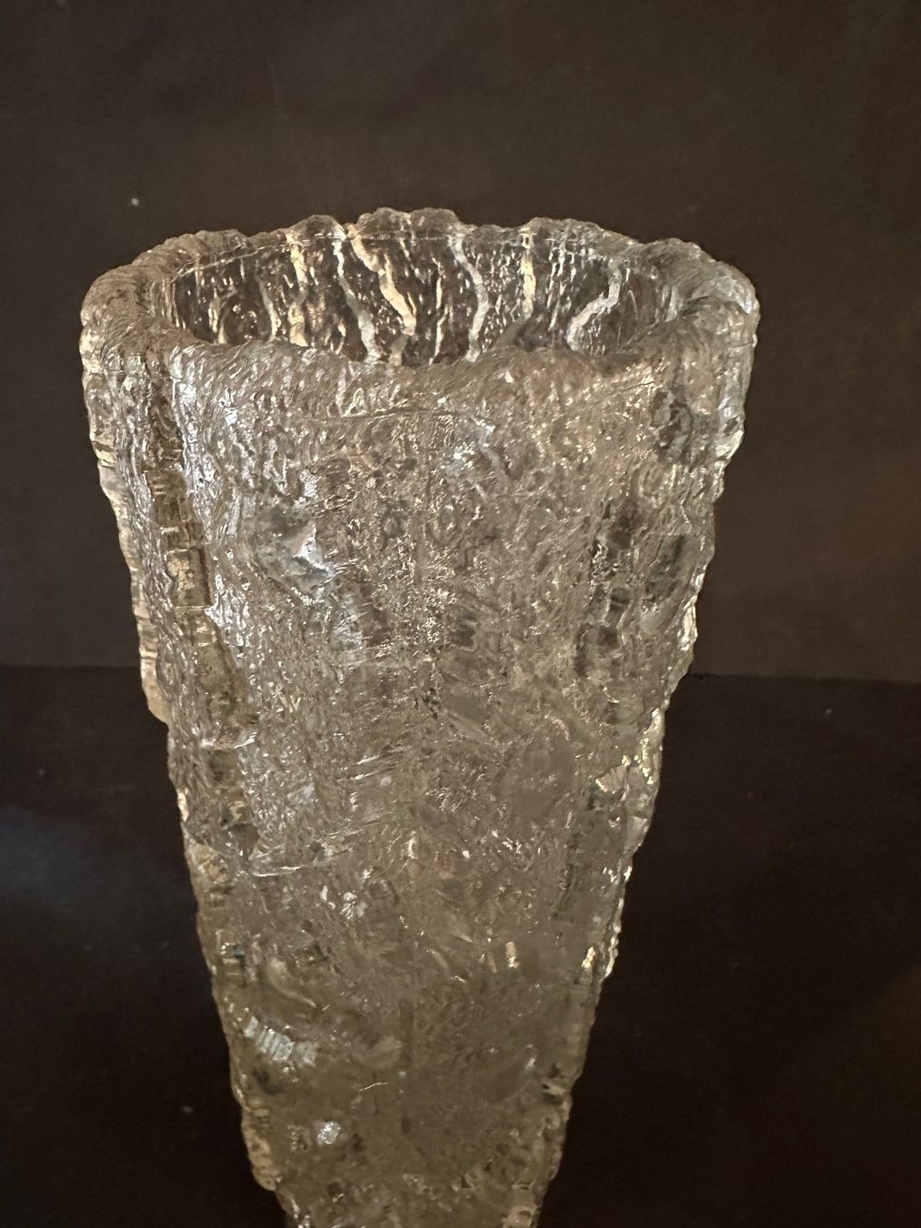 Gläser: Georgshutte Glas Vase West >Germany – Gebraucht aus Saas im Prättigau von norman02 1