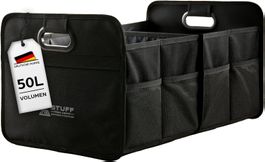 Auto Kofferraum Organizer Tasche faltbar Antirutsch Schwarz