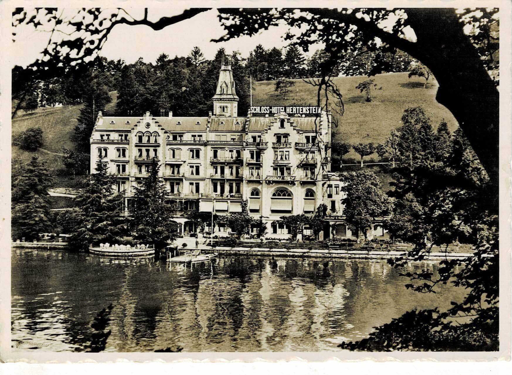Cartoline postali: Schloss Hotel HERTENSTEIN LU ca 1940! – Nuovo (secondo la descrizione) da Hergiswil NW venduto da Kartenfrau