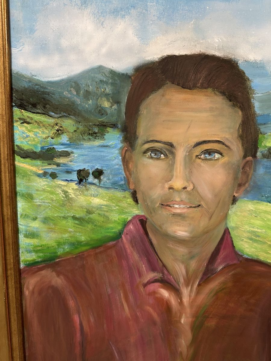Gemälde: Verone  1925-2006 Gemälde Golfplatz See Portrait – Gebraucht aus Ebikon von Gaenggeliwaar 3