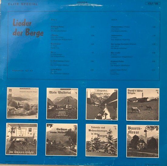 Dischi in vinile: Lieder der Berge (LP) – Usato da Grüningen venduto da azulmarron 1