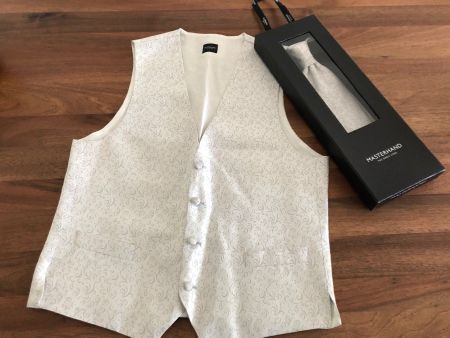 Seide Hochzeit Gilet & Krawatte
