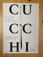 Enzo Cucchi, Ausstellungsplakat, 1988