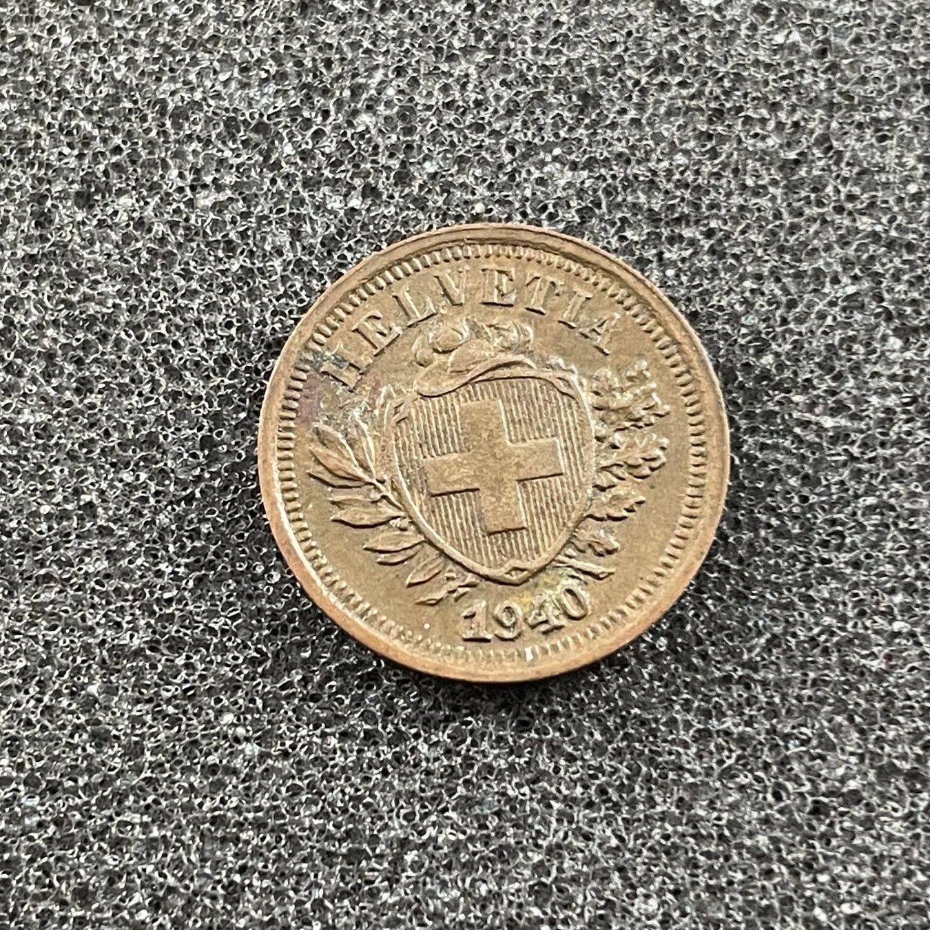 Tutti le monete: 1 Rappen 1940 (603) – Usato da Reitnau venduto da tb-muenzen