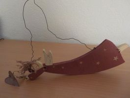 Weihnachten, Engel aus Holz zum Aufh. (1)