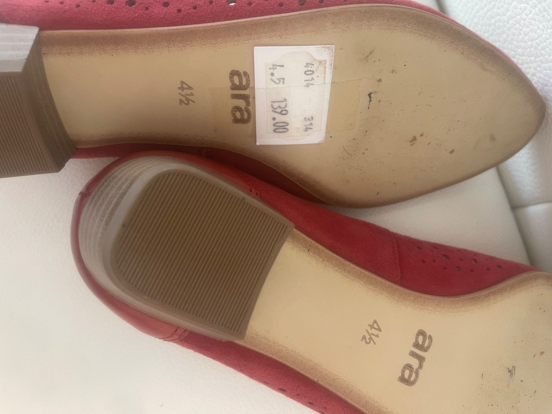 Ara Scarpe da donna: ara Ballerina rot 37 neu – Nuovo (secondo la descrizione) da Dietikon venduto da Nieselchen 3