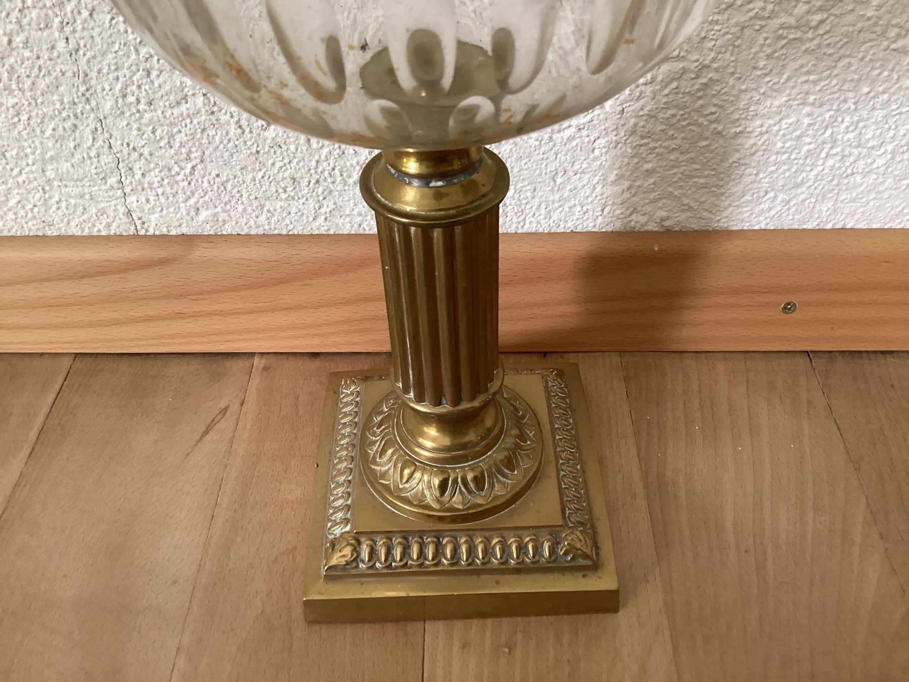 Toutes les décorations: Antike Oellampe Messing & Glas – D'occasion à Muttenz par bar_ws7n 1