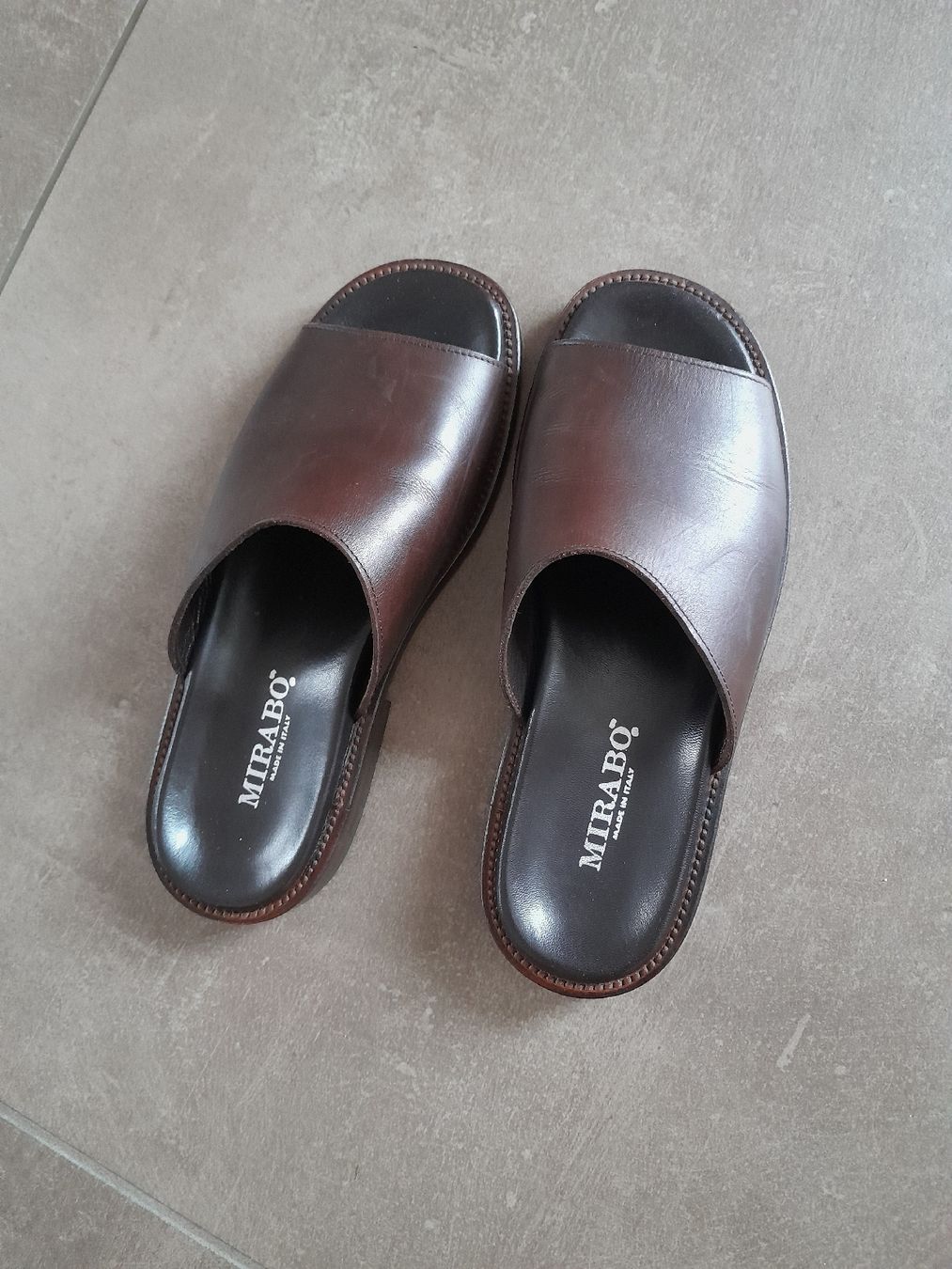 Herrenschuhe: Leder Slipper  Mirabo – Gebraucht aus Alterswil FR von jas_cp68