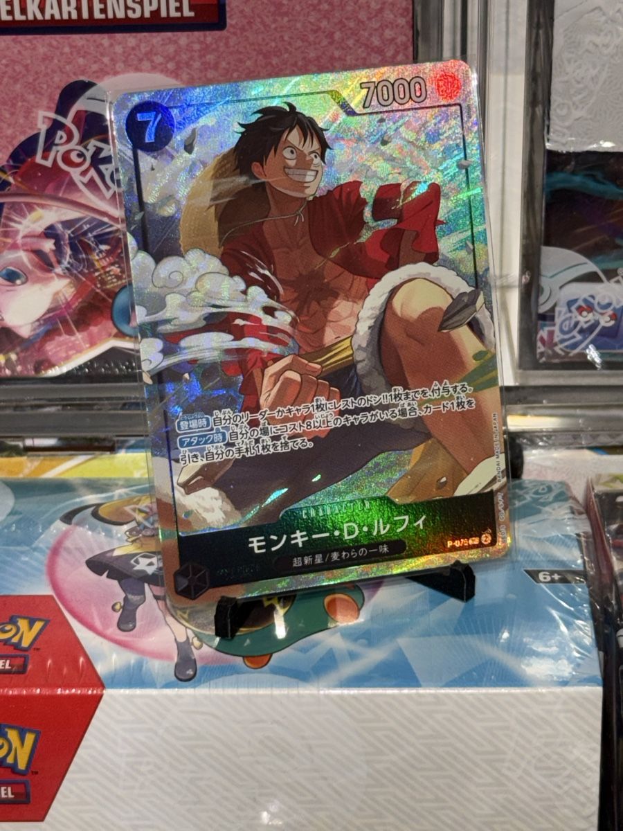 Bandai Carte collezionabili: Monkey.D.Luffy (P-075) (V.3) – Nuovo (secondo la descrizione) da Bern venduto da Ludixii