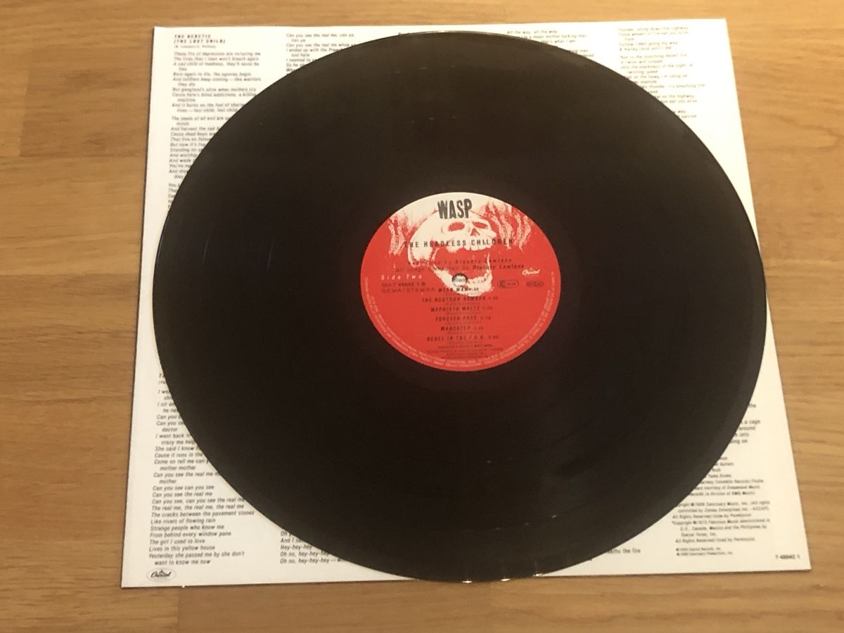 Dischi in vinile: WASP. 1989. The Headless Children – Usato da Faulensee venduto da Mizuno06 5