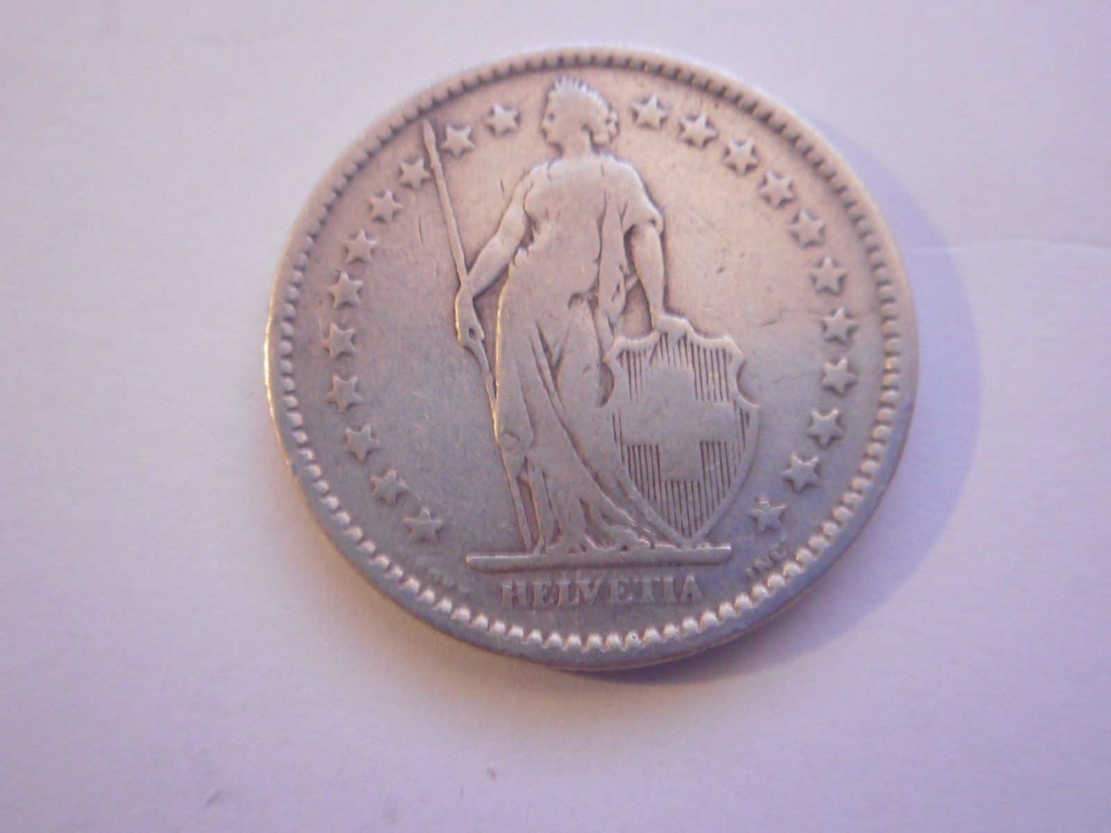 Tutti le monete: 2 Fr. 1907  silber  uralt – Usato da Kriegstetten venduto da pizlad2010 1