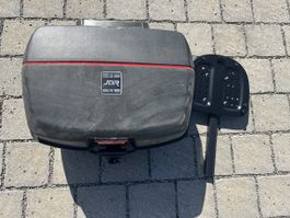 Motorrad Topcase JDR schwarz mit Montageplatte gebraucht