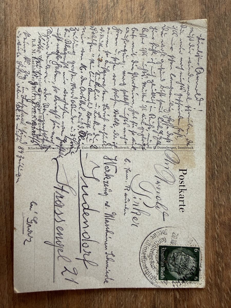 Cartoline postali: Alte Ansichtskarte Tirol, Rarität – Usato da Rudolfstetten venduto da mittendrin