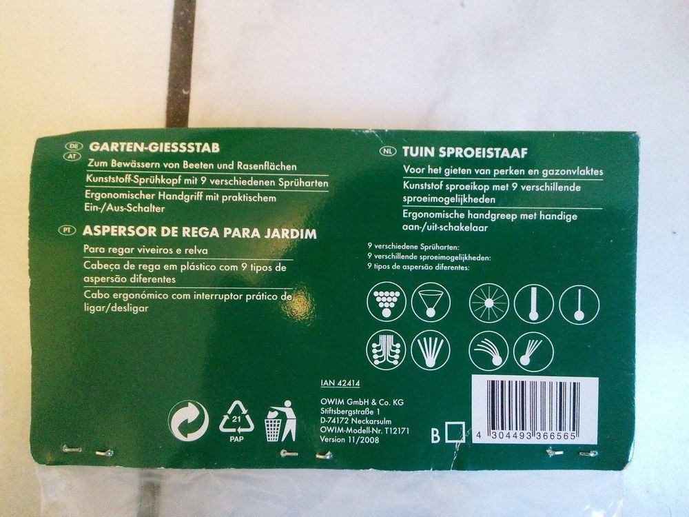 Tecnologia medica: Giessstab/Spritze "Premium Comfort" – Nuovo e nell'imballaggio originale da Igis venduto da lebi 4