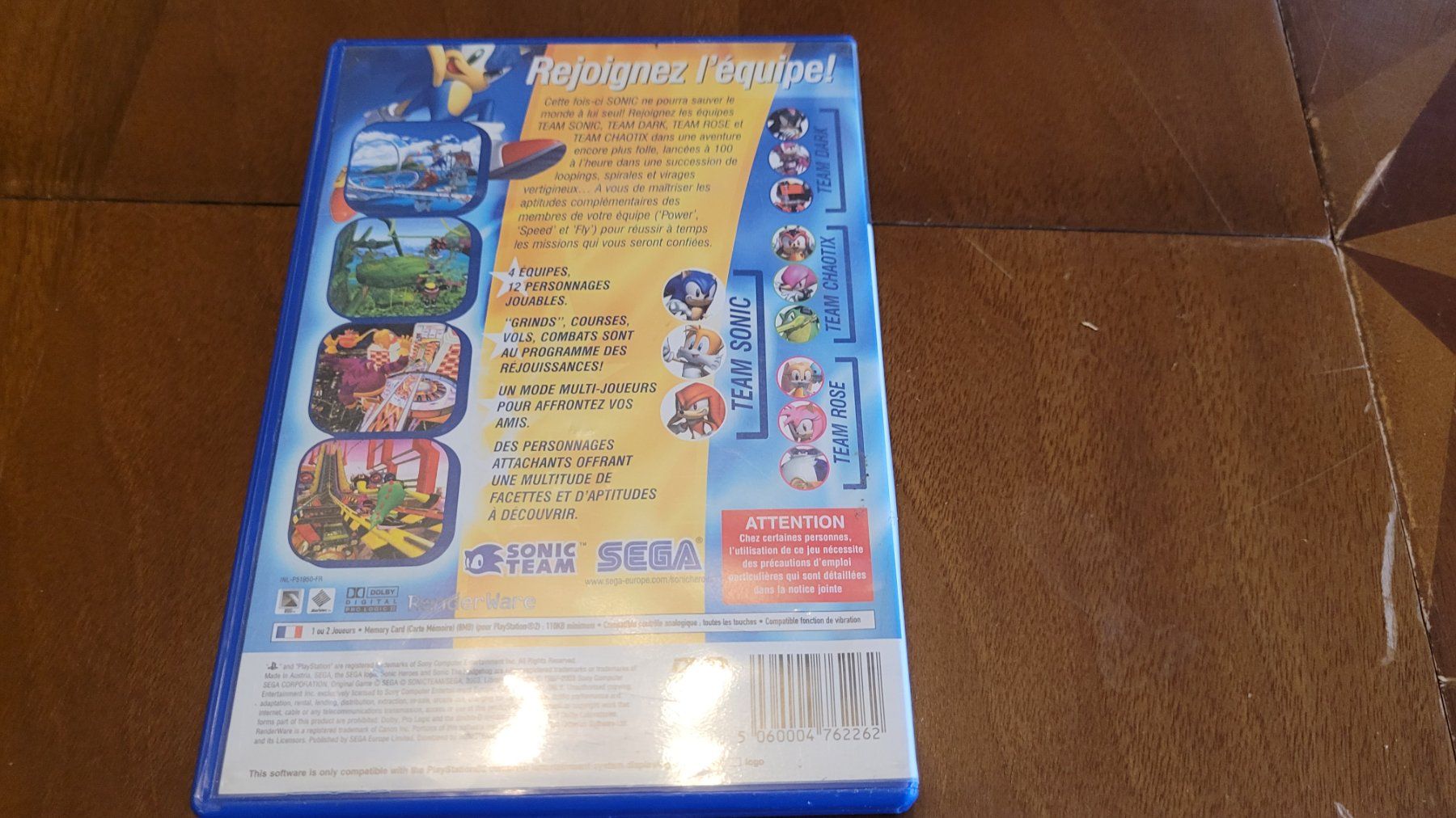 Sony Spiele: Sonic Heroes PS2 (Deutsche Version ) – Gebraucht aus Gretzenbach von Uli1980 2