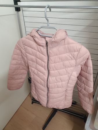 Leichte Mädchen Steppjacke Daunenjacke Übergangsjacke 134