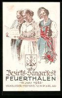 Feuerthalen, Bezirks-Sängerfest 1923, F