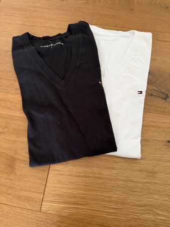 Tommy Hilfiger T-Shirt Set V-Ausschnitt Grösse L neu