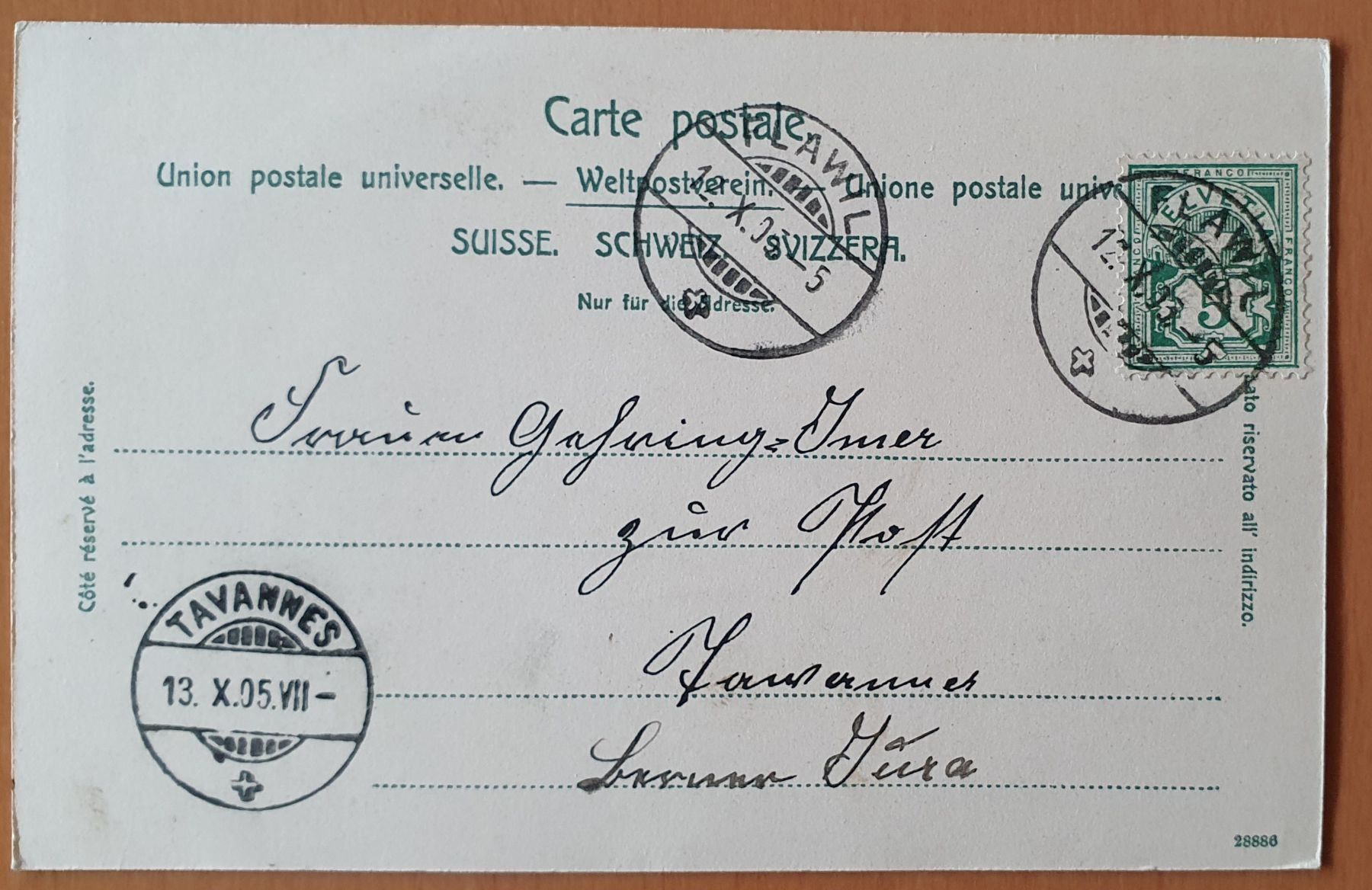 Cartoline postali: Flawyl - Krankenhaus 1905 – Usato da Kreuzlingen venduto da Rschweiz1 1