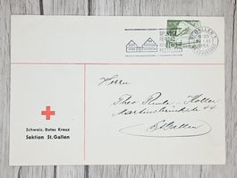 CL13 Enveloppe + Timbre Suisse 1955