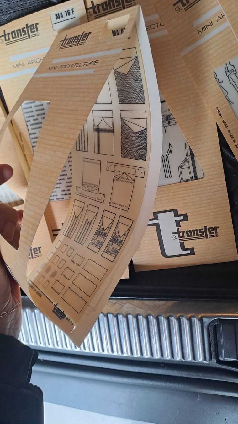 Baukästen: Calque architecte 6 pièces  les années 90s – Neu und originalverpackt aus Bernex von Dariafr 4