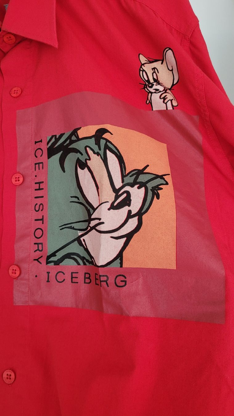 Chemises: ICEBERG JEANS HEMD, Gr. M – D'occasion à Zürich par mer_6tqg 3