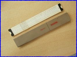 RECHENSCHIEBER ARISTO - Scholar "903" - mit Box - von 1953