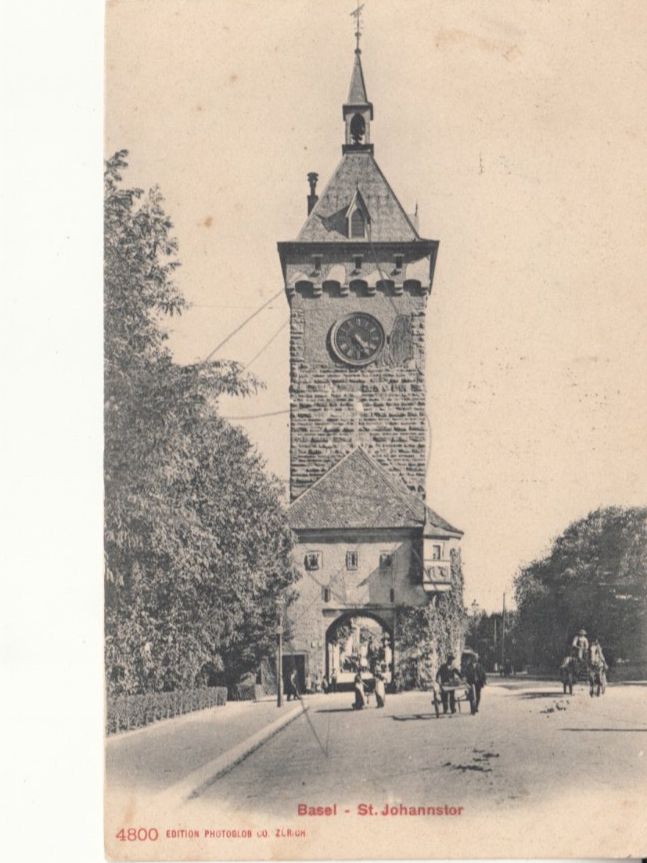 Cartoline postali: Basel St. Johannstor 1922 – Usato da Bürglen TG venduto da StampGraf