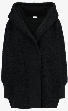 Teddy Fleece Jacke Damen Gr. S schwarz