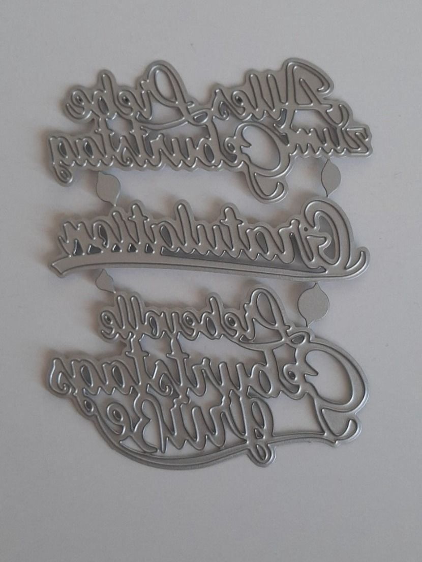 Pochoirs: Zweig  / Engel / Schrift / Kartenhalter/Amor – Neuf (Voir description) à Würenlingen par Striga 2