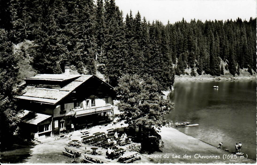 Ansichtskarten: Restaurant du Lac des Chavonnes – Gebraucht aus Hochdorf von Ziegel-16
