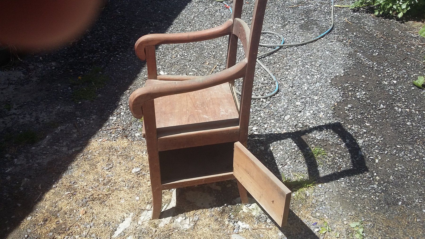 WC: ANTIKER TOILETTENSTUHL – Usato da Matten b. Interl venduto da siben01 7