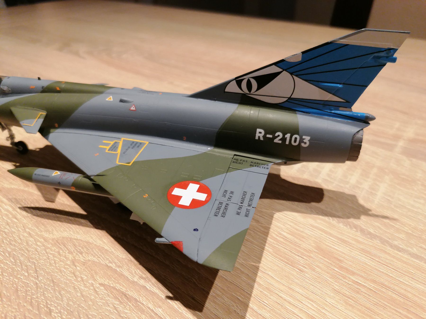 Schweizer Armee Kit di modellismo & Modellini statici: Mirage lllRS  R-2103 – Nuovo (secondo la descrizione) da Brunnen venduto da pepone08 4