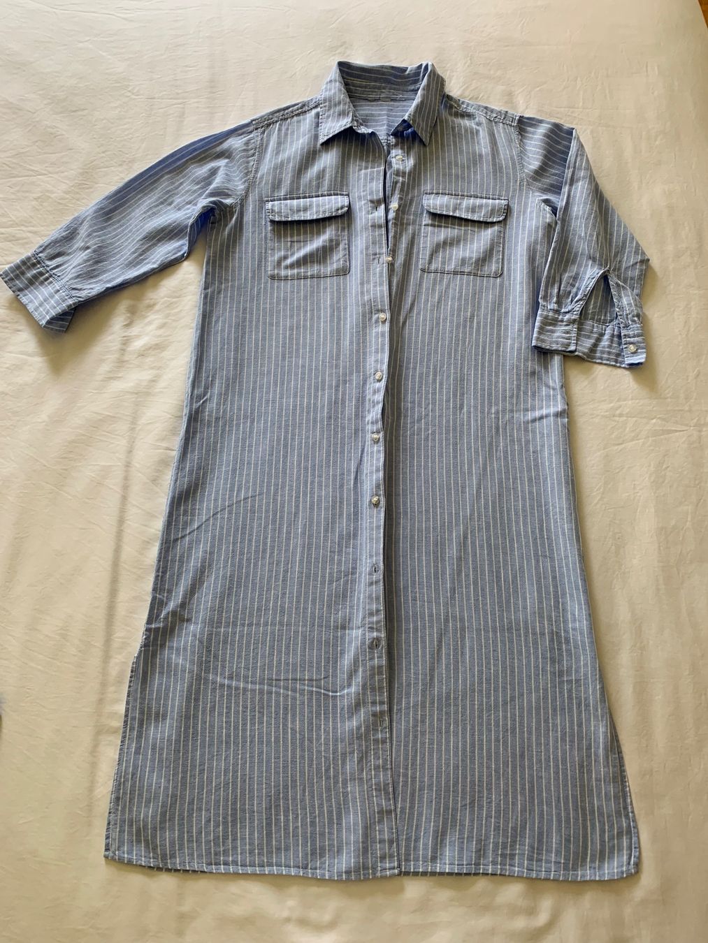 H&M Vestiti: Robe chemise coton et lin taille 34 – Nuovo (secondo la descrizione) da Gland venduto da TallyEva 4