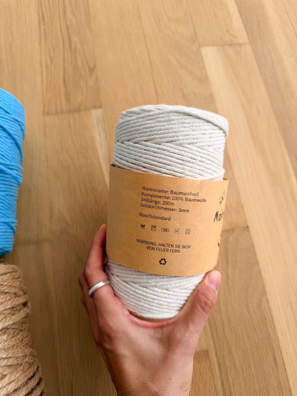 Cordelettes & Fils: 5 Makramee Seile bunt gebraucht – D'occasion à Brunnen par Moona22 1