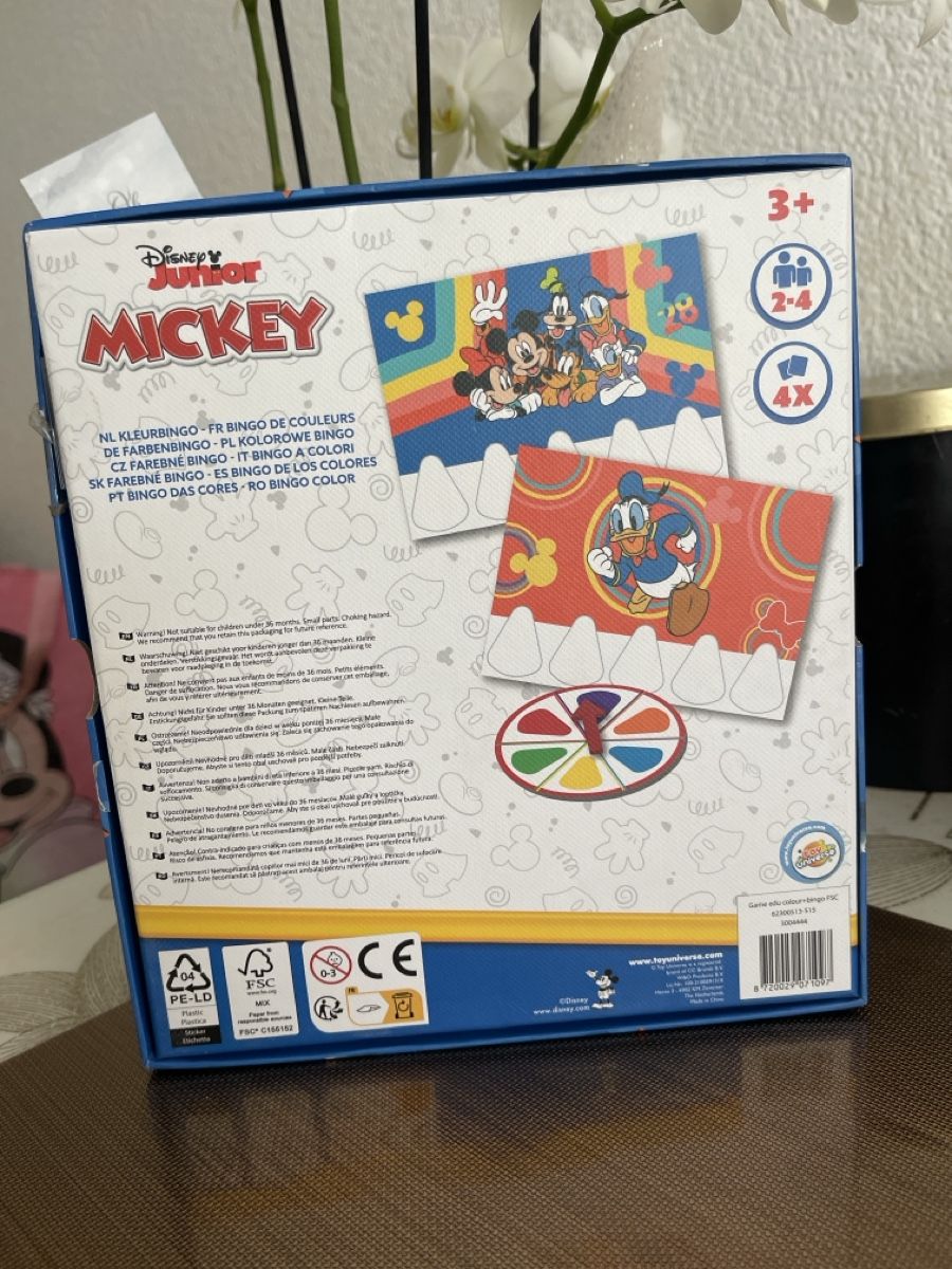 Disney Giochi: Disney Junior Mickey Mouse Colour Bingo Game, Ages 3+ – Nuovo e nell'imballaggio originale da Dübendorf venduto da kas_67jv 1