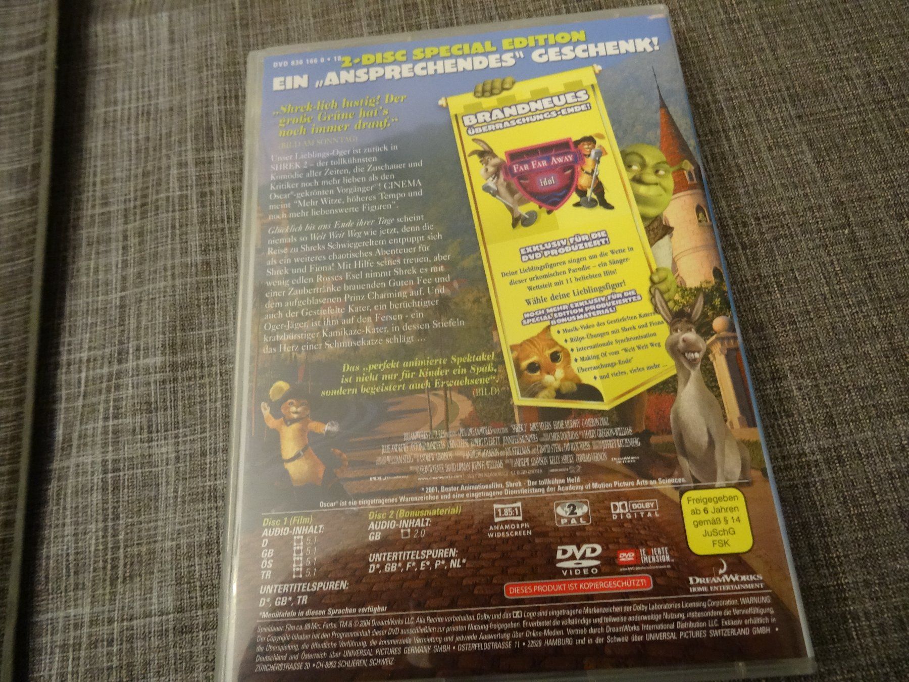 Alle DVDs: Shrek 2 DVD – Gebraucht aus Olten von Disc-Verkauf 2
