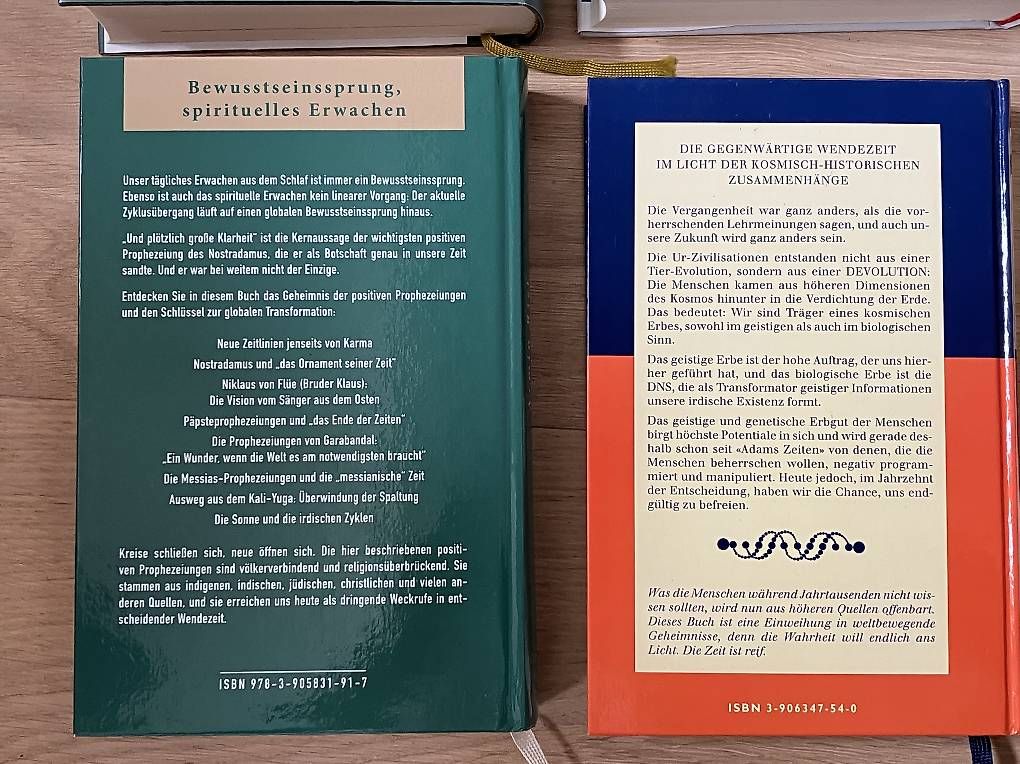 Libri: 6 Bücher von Armin Risi – Nuovo (secondo la descrizione) da Arnegg venduto da Redandblue2011 2