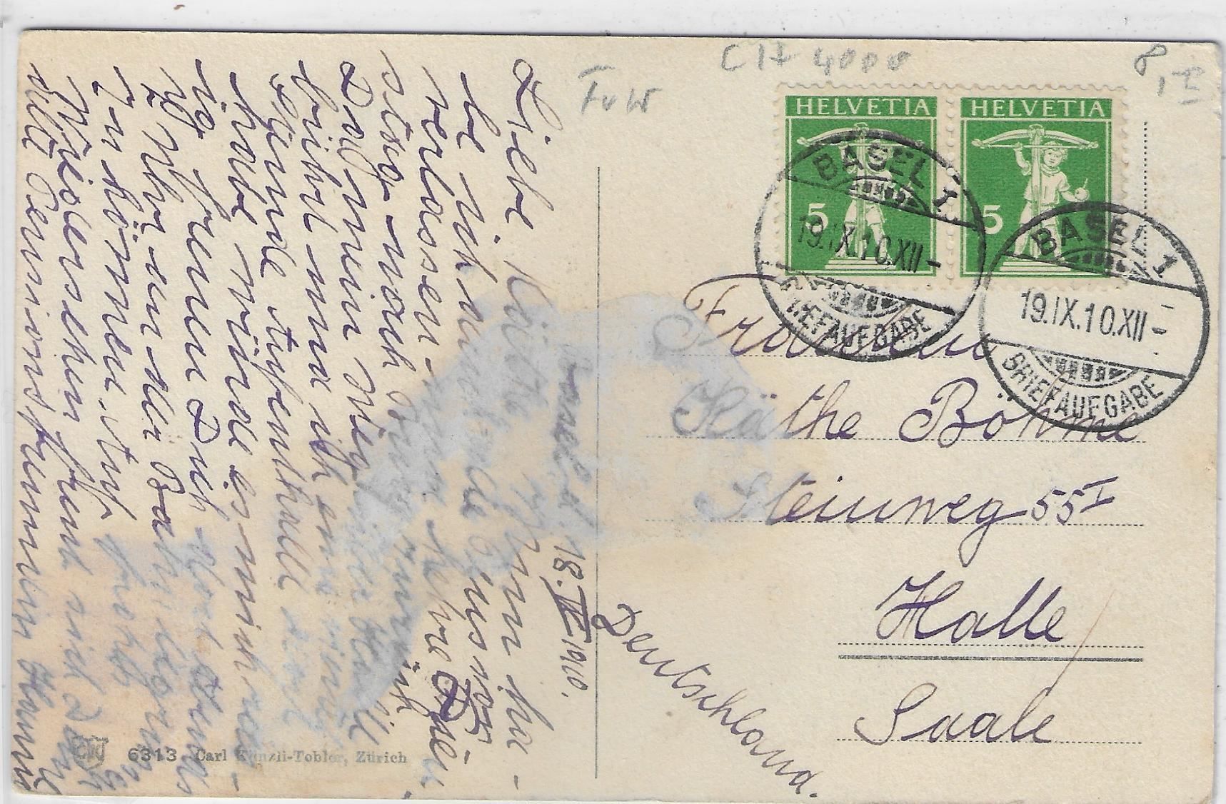 Cartes postales: Basel - Neues Postgebäude – D'occasion à Ettingen par Kartenplanet 1