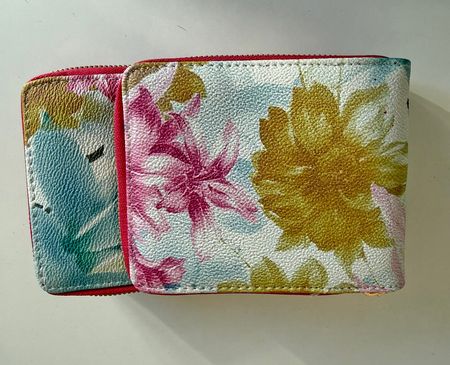 Handytasche mit Portemonnaie / Farbe Pink