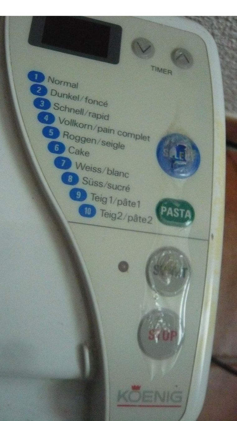 Elettrodomestici da cucina: Backmaschine König / Brotbackmaschine – Usato da Ruggell venduto da Btt 3
