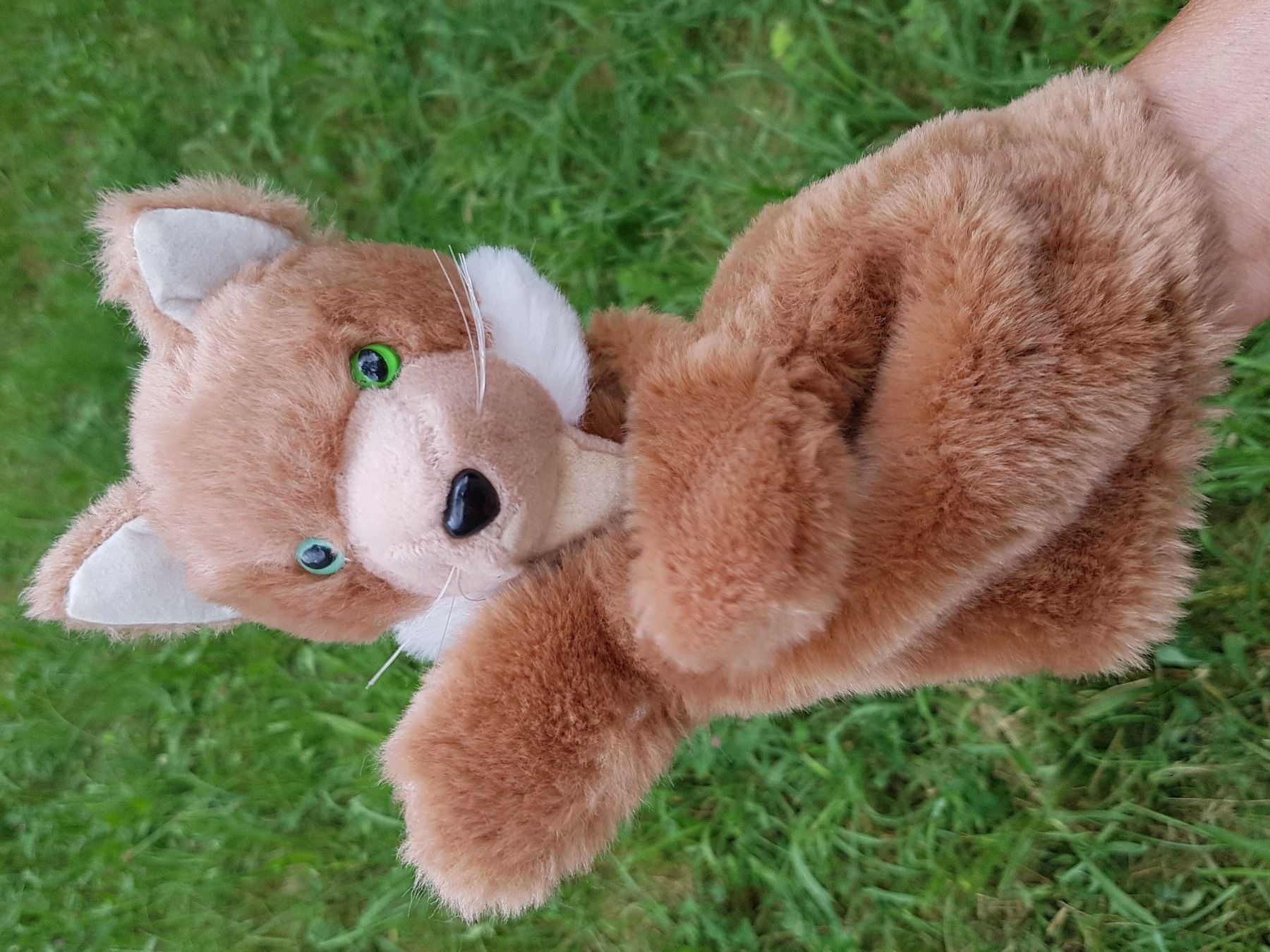 Bambole: Handpuppe Fuchs "SUZY QUALITY" / NEU – Nuovo e nell'imballaggio originale da Dürrenäsch venduto da Didaedi