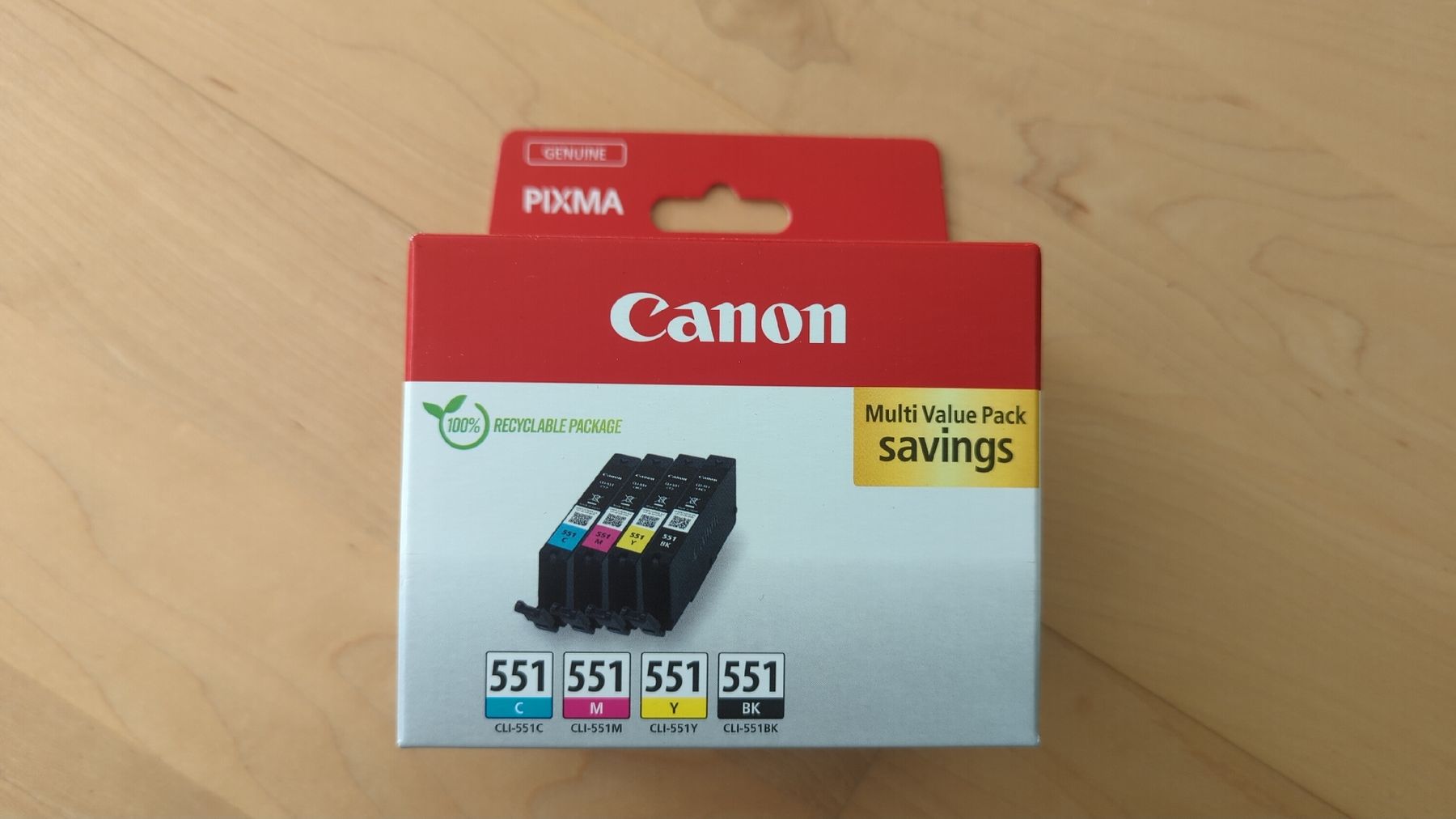 Canon Druckerpatronen & Toner: Canon Tintenpatronen 551 Multipack – Neu und originalverpackt aus Obfelden von Real_pleu