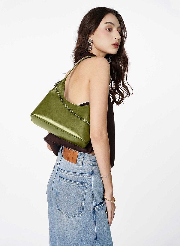 Borse da donna: Sac Baguette Vert Olive ! – Nuovo e nell'imballaggio originale da Bôle venduto da hap_s8yf 5