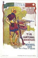 TIR  CANTONAL  NEUCHÂTELOIS  à  NEUCHÂTEL  1906