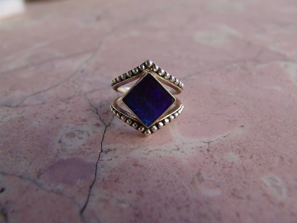 Ringe: Silberring mit Boulder Opal( Neu nicht getragen ) – Gebraucht aus Wigoltingen von SANDROPAL 1