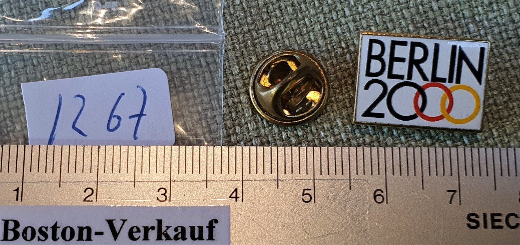 Placchette & Badge: I267 - Pin Olympia Berlin 2000 – Usato da Reinach BL venduto da Boston-Verkauf 1