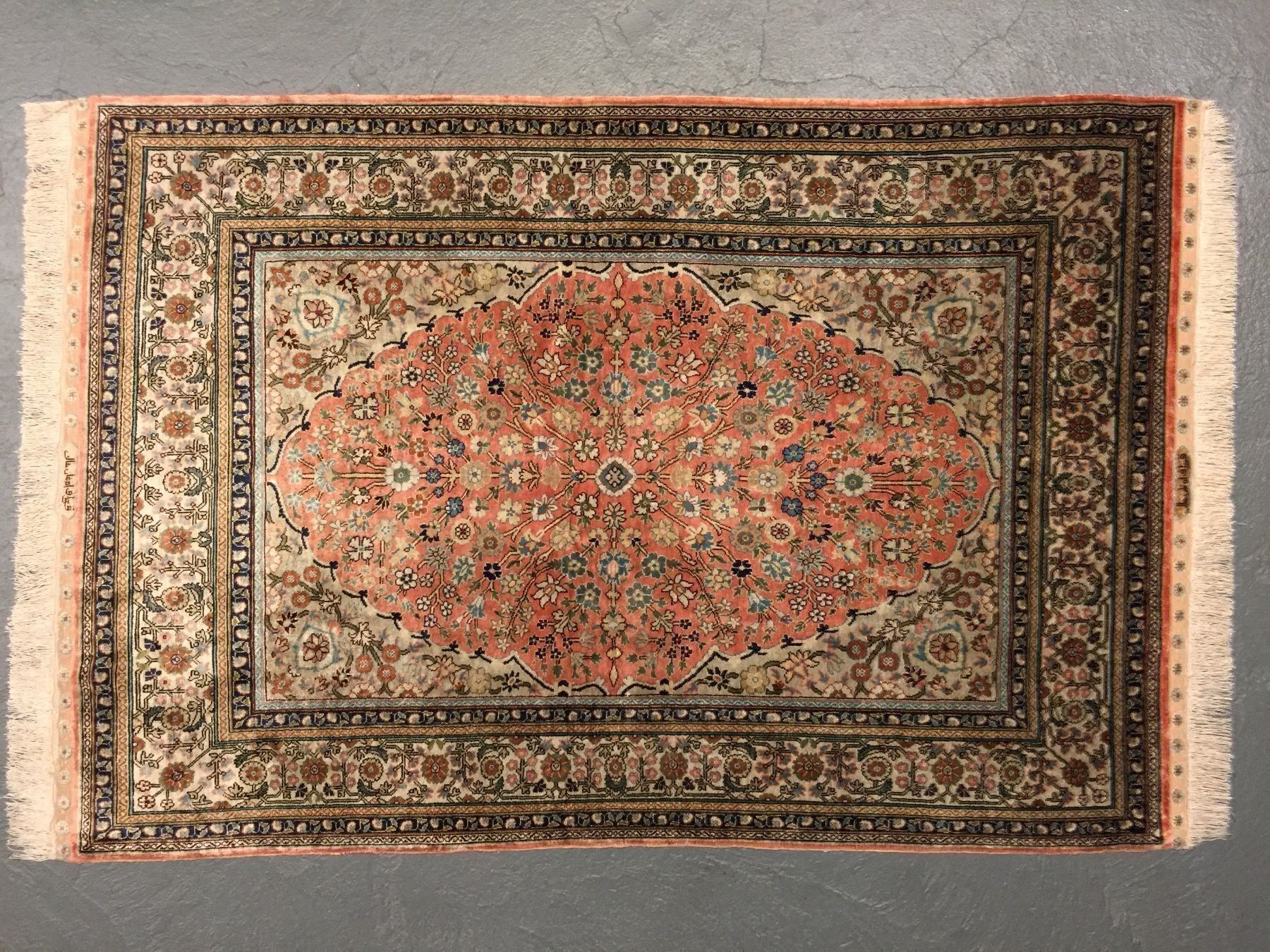 Tappeti: Seiden Teppich Kayseri 133x91cm – Usato da Zürich venduto da Artnuvo 5