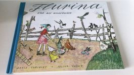Kinderbuch Illustration, "Hühner füttern" von Annemarie Würg